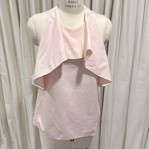 Alice&Olivia Pink halter cotton top